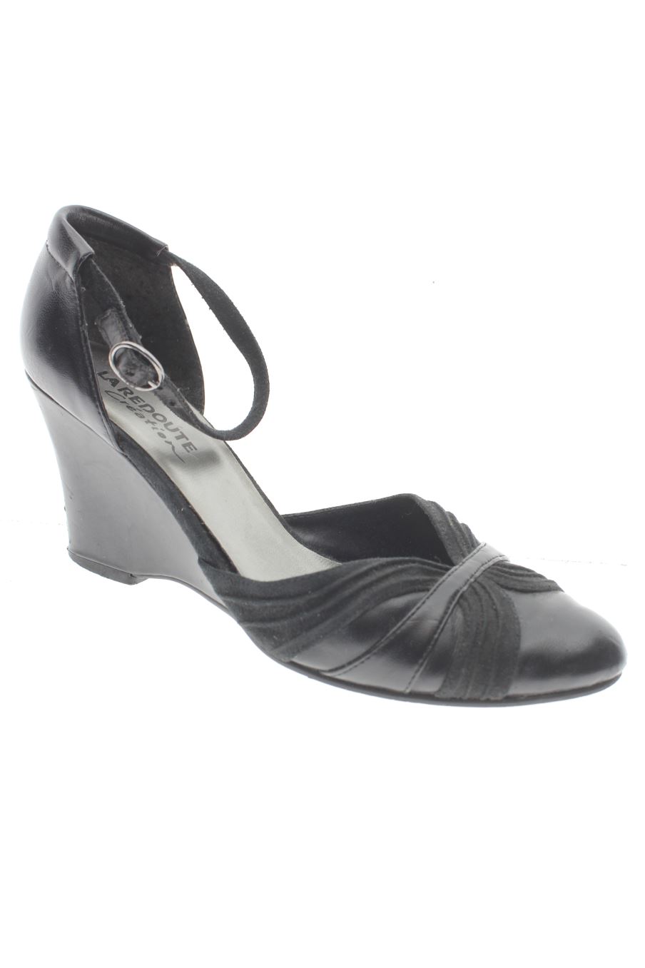 Zapatos de tacon de La redoute de la talla 36, de color negro de