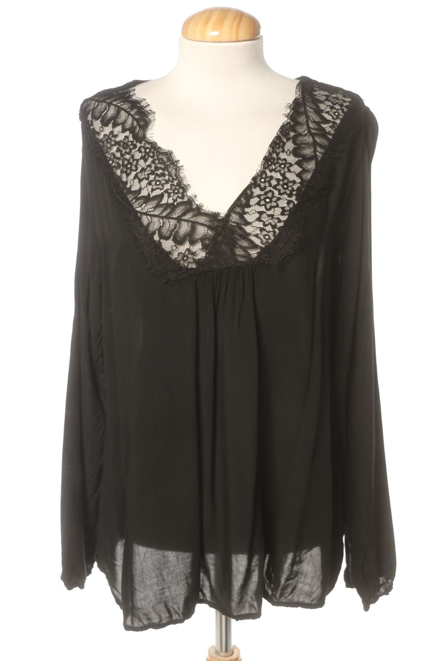 Blusa de manga larga de MODAS Anas´s de la talla XS, de color negro