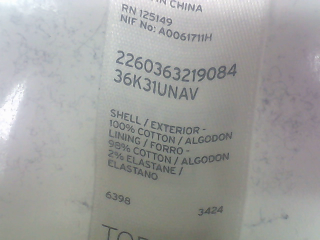 Falda de Topshop de la talla 36, de color flores