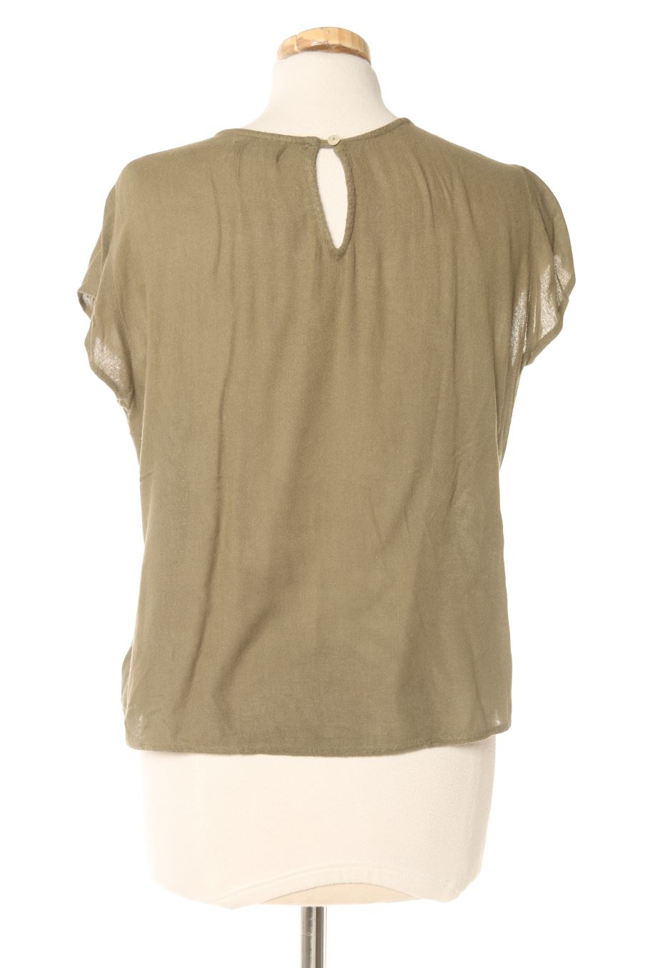 Blouse à manches courtes Amichi de la taille S, de couleur vert