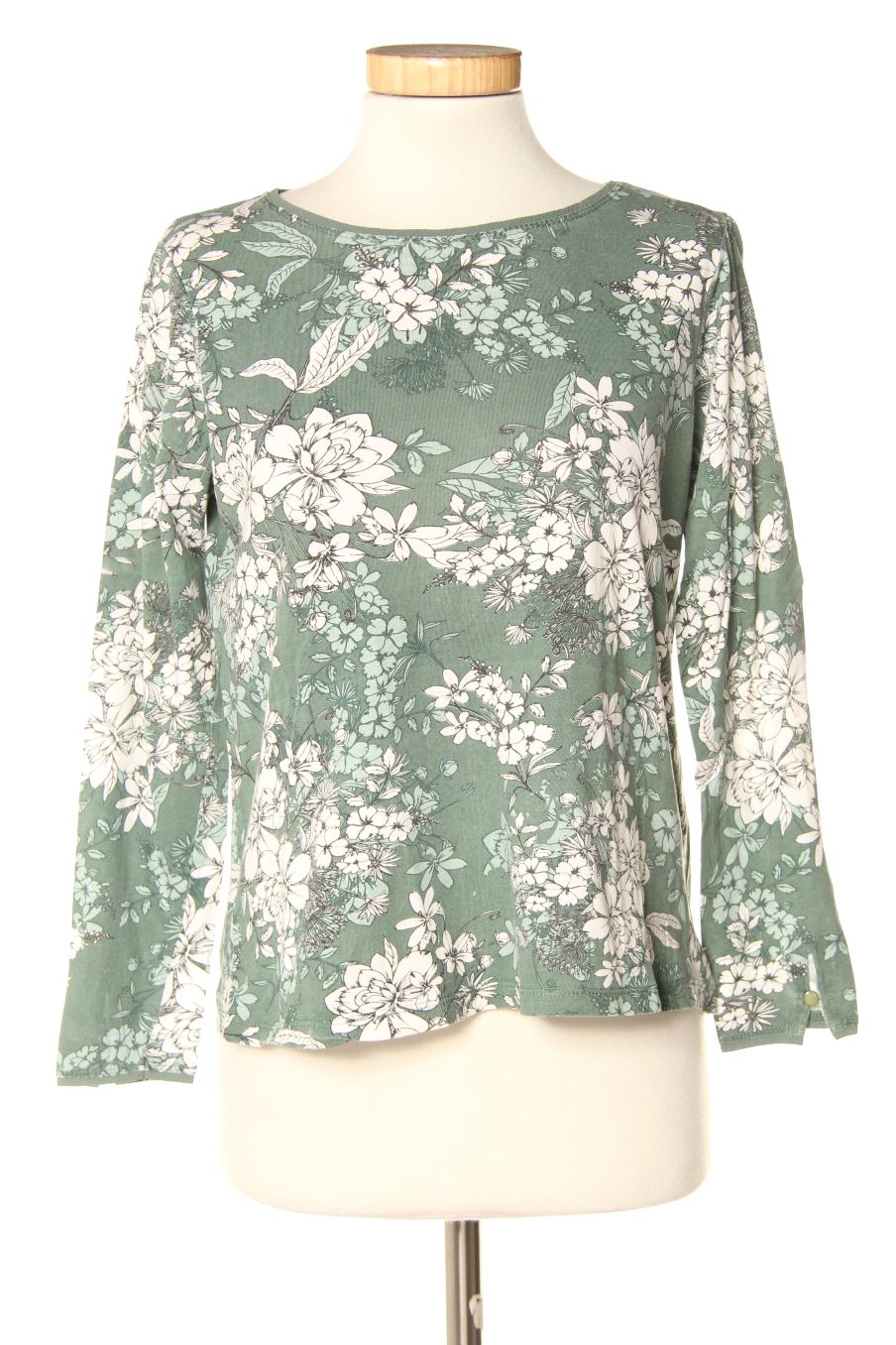 Langärmeliges T-Shirt von Sfera Größe S, Farbe Geblümt, für