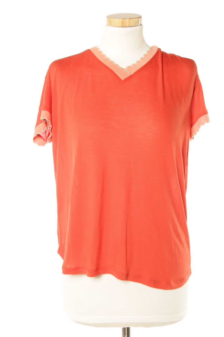 T-shirt I.CODE de la taille S, de couleur corail