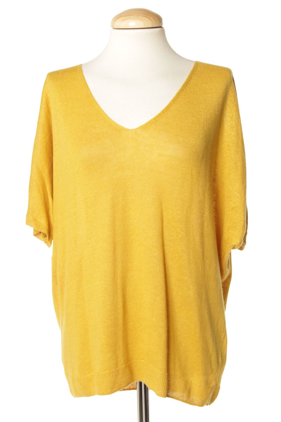 Jerseys de Caroll de la talla L, de color mostaza