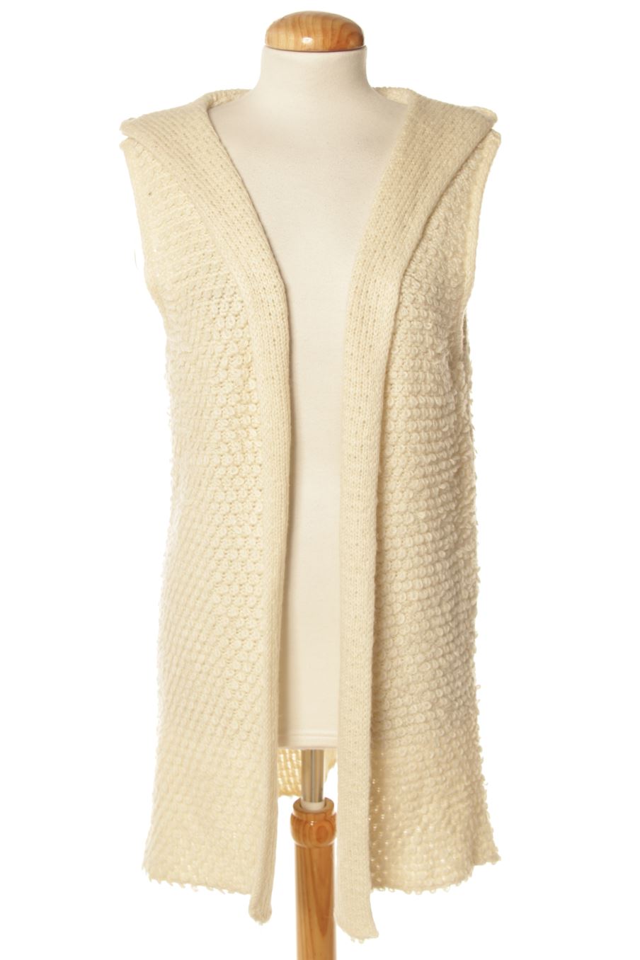 Chaleco de tela de PERCENTIL de la talla 40, de color beige