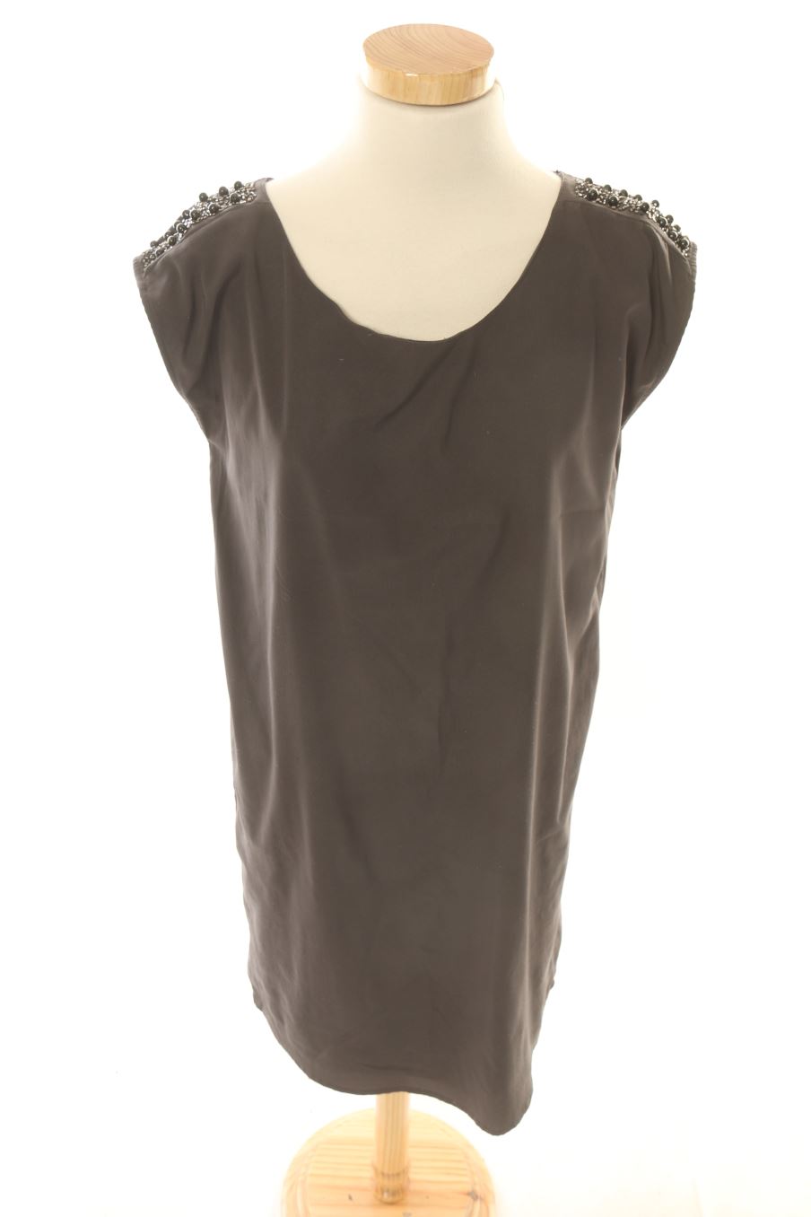 Einfaches Kleid von Only Größe 34, Farbe Grau, für