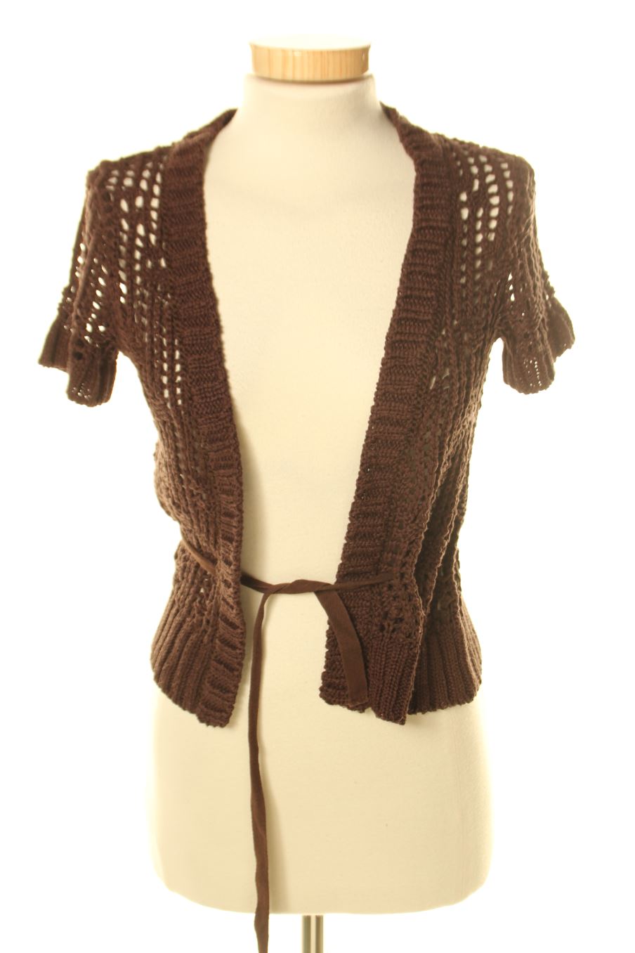 Gilet Cache cache de la taille XS, de couleur marron
