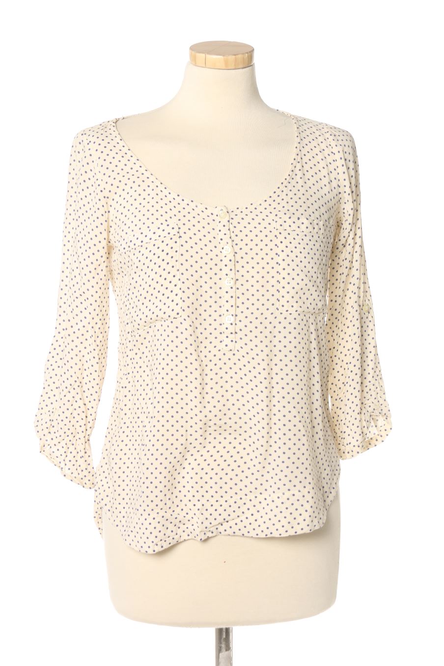 Blouse à manches longues Pull & Bear de la taille S, de couleur beige