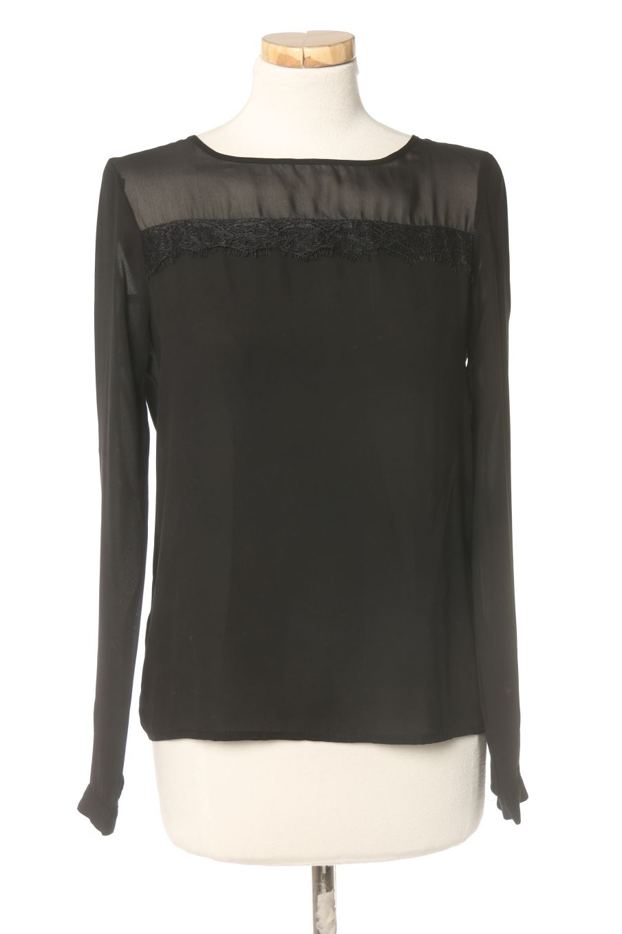 Blouse à manches longues Only de la taille 34, de couleur noir
