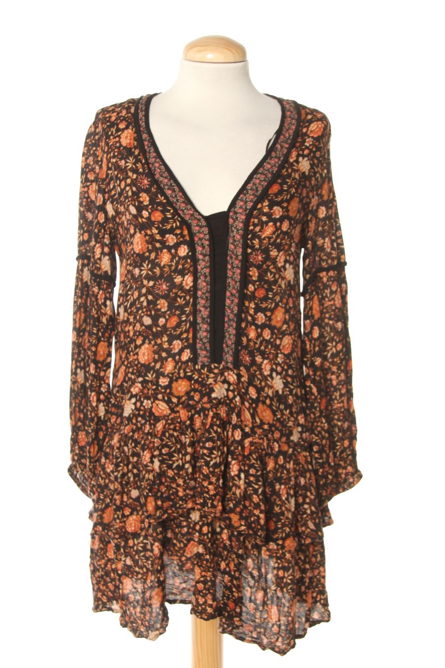 Vestido casual de Mango de la talla S, de color flores