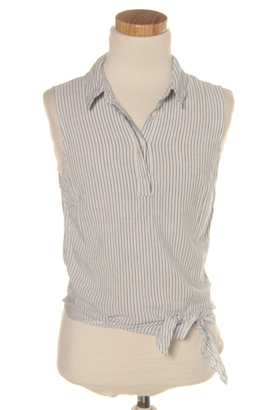 Ärmelloses Hemd von Bershka Größe XS, Farbe Gestreift, für