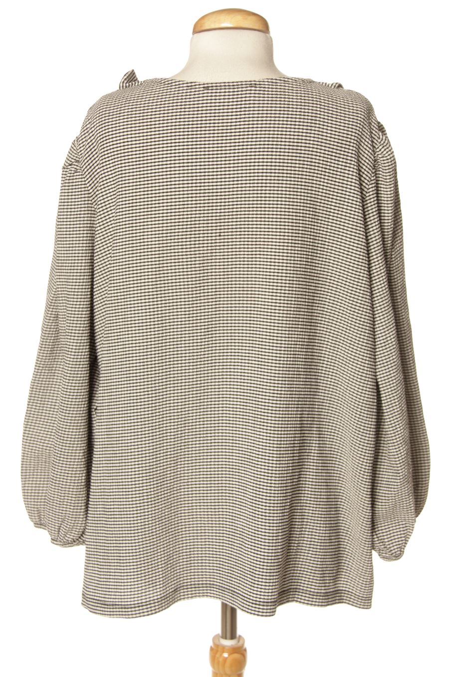 Blusa de manga larga de Mango de la talla SUPER XXL, de color cuadros