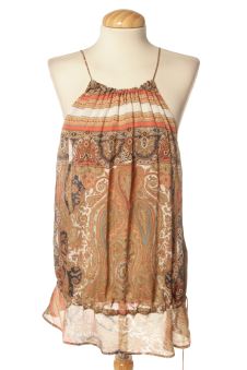 Blusa de manga corta 42 Massimo Dutti