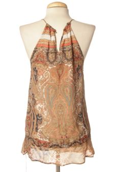 Blusa de manga corta 42 Massimo Dutti