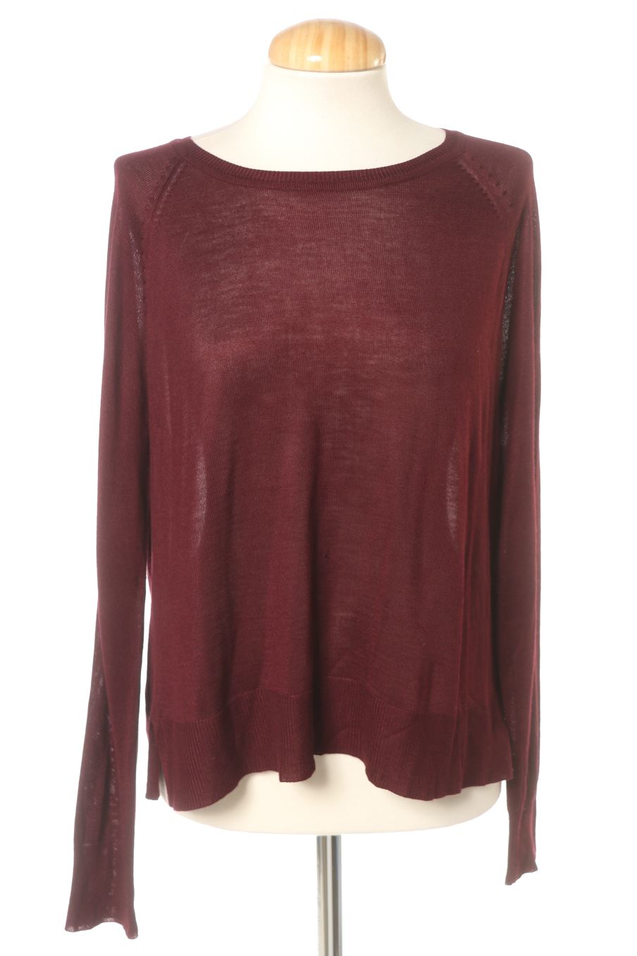 Jersey de Zara de la talla S, de color burdeos