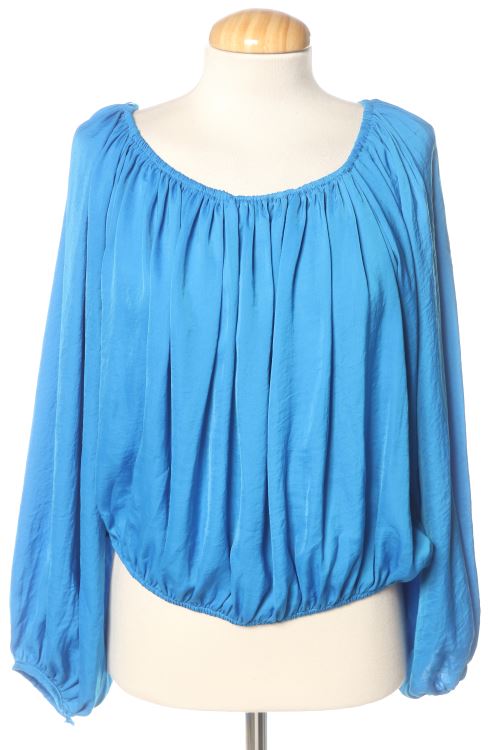 Blusa a maniche lunghe
