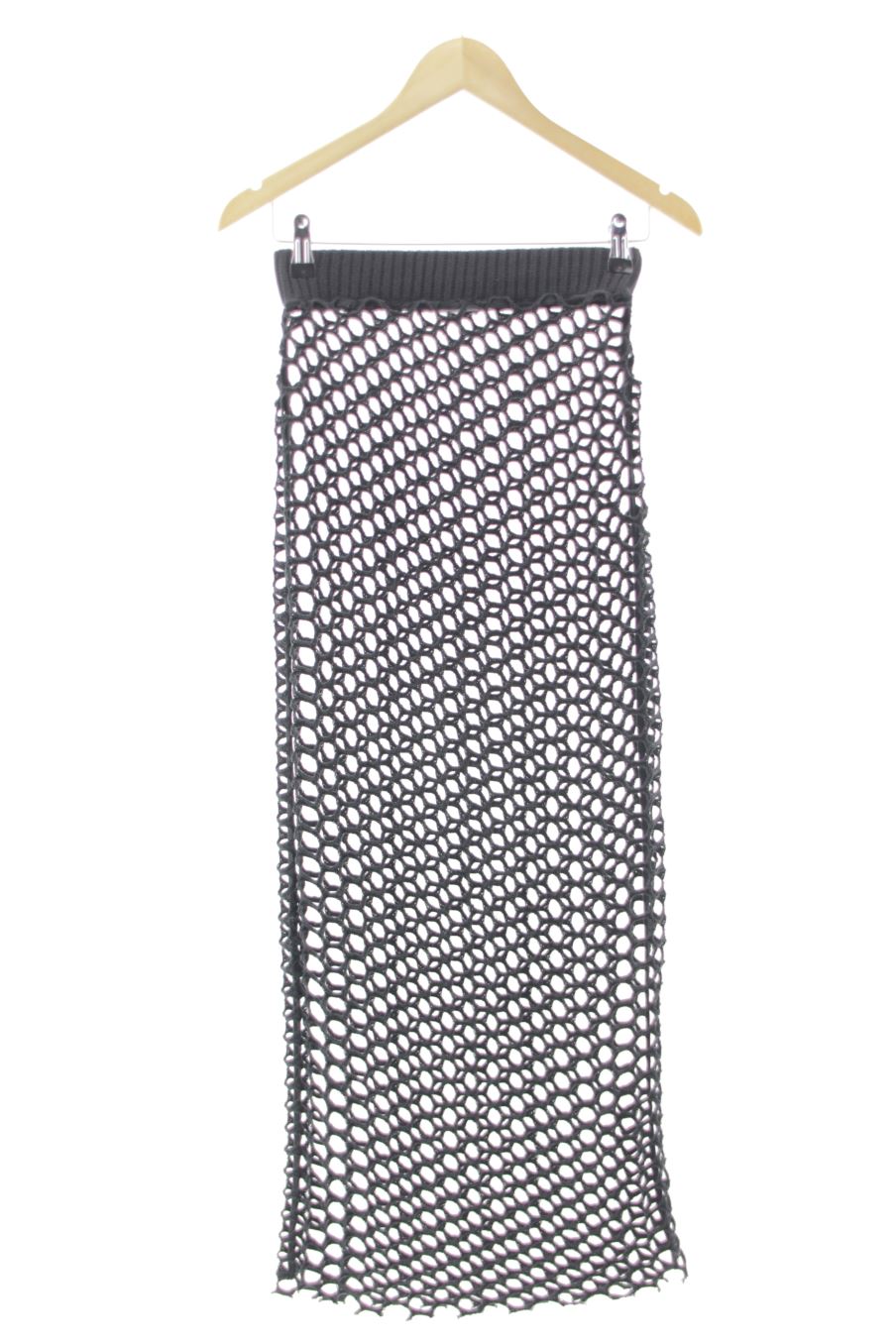 Faldas de Zara de la talla S, de color negro