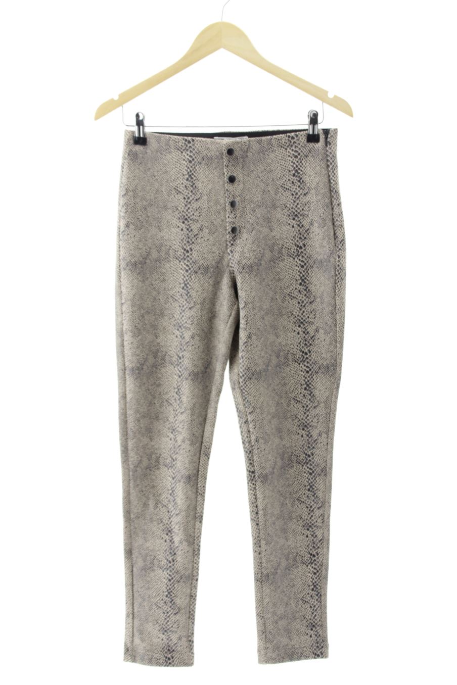 Pantaloni de Mango de la talla S, de color stampa animalier