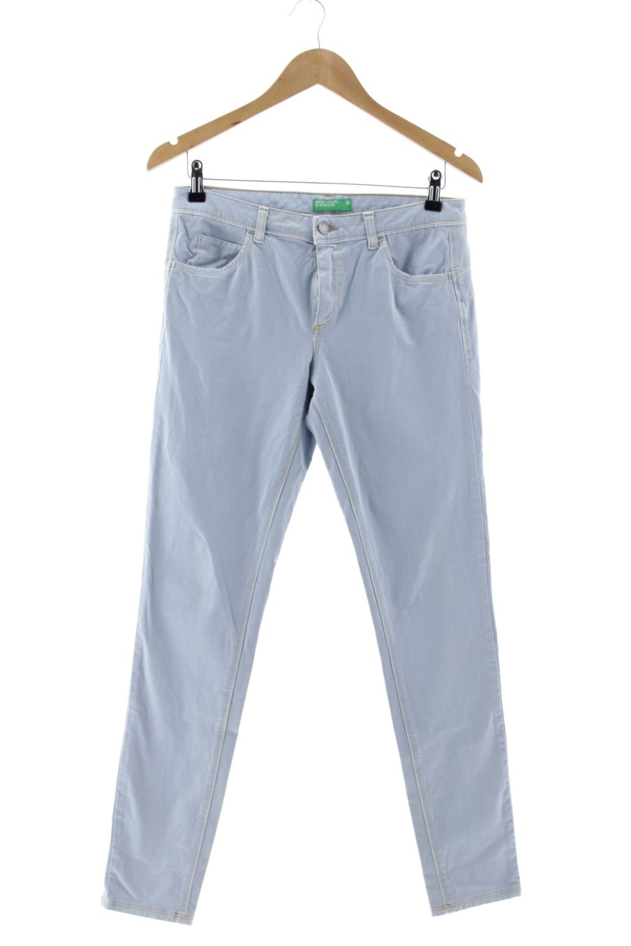 Vaquero de Benetton de la talla 40, de color azul de ropa vaquera