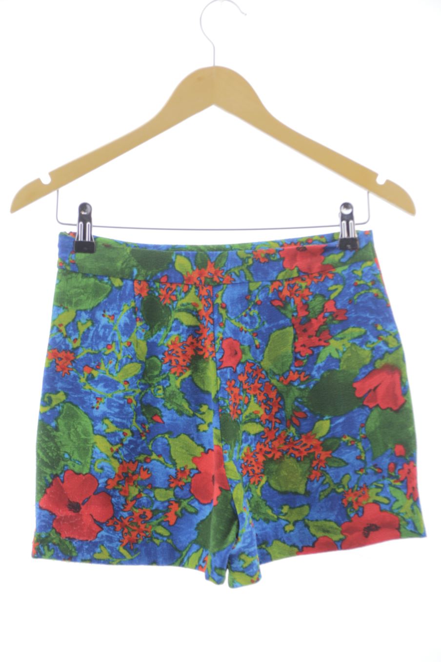Pantalón corto de Zara de la talla XS, de color flores