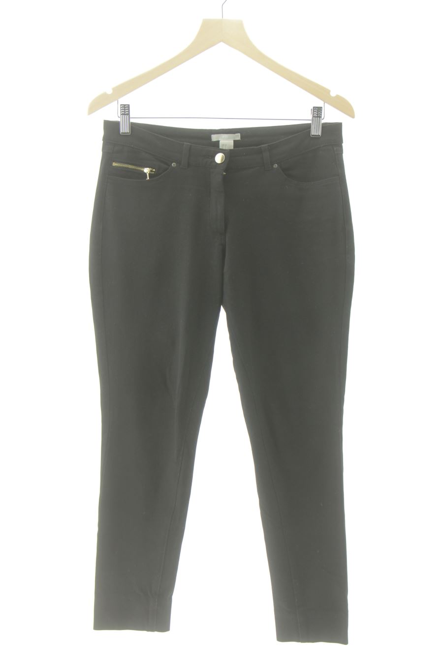 Pantalón de H&M de la talla 38, de color negro