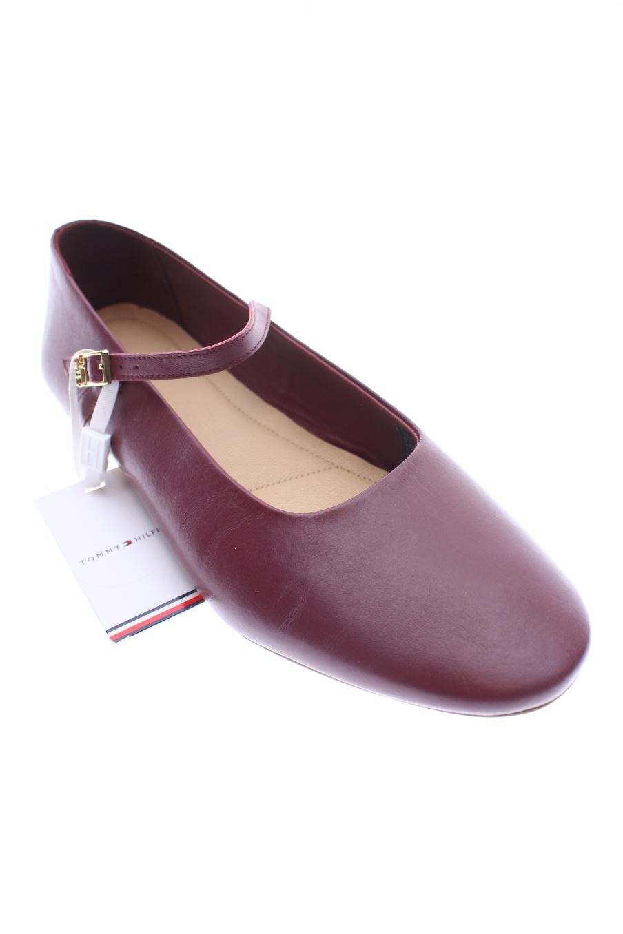 Bailarinas de Tommy Hilfiger de la talla 39, de color burdeos de