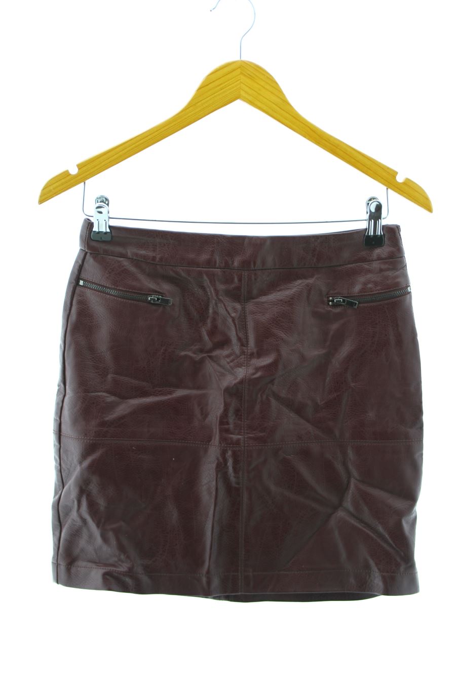 Jupe Camaieu de la taille 34, de couleur marron de synthétique