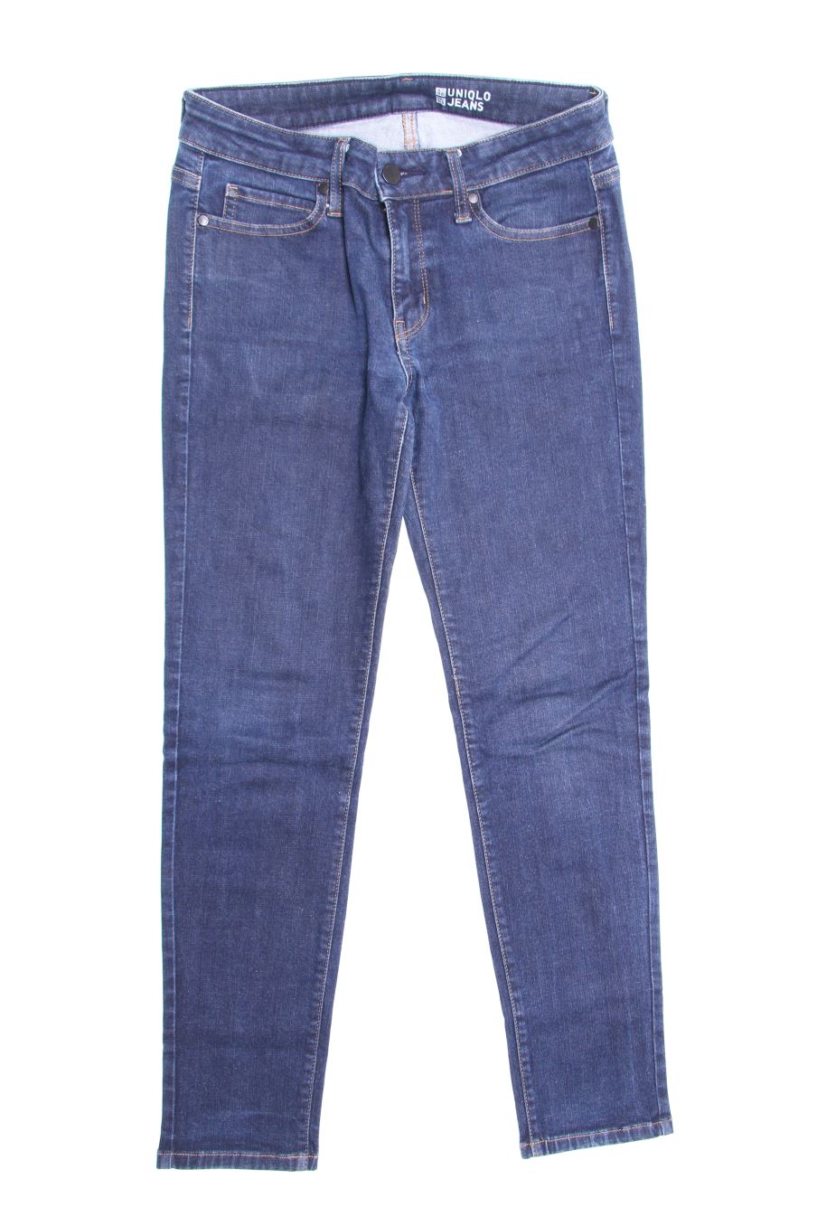 Jeans Uniqlo de la taille 36, de couleur bleu de denim
