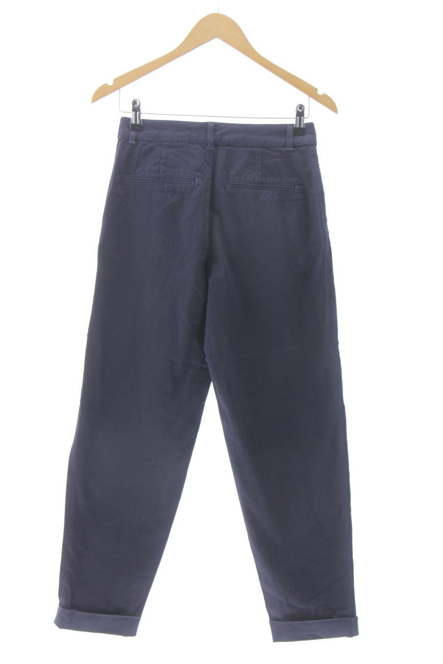 Pantalon Zara de la taille 34, de couleur bleu marine de denim