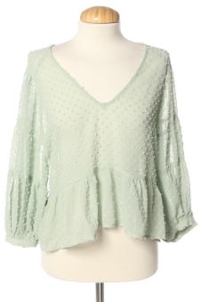 Blusa de manga larga M Stradivarius, foto 1 de 2