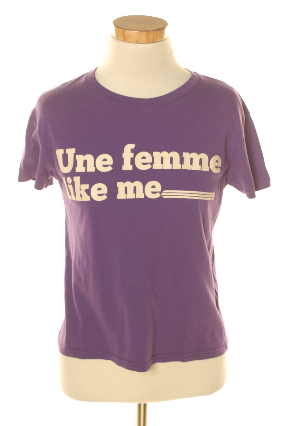 Camiseta de Bershka de la talla S, de color morado