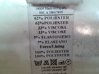 Pantalon Fórmula Joven de la taille 38, de couleur noir