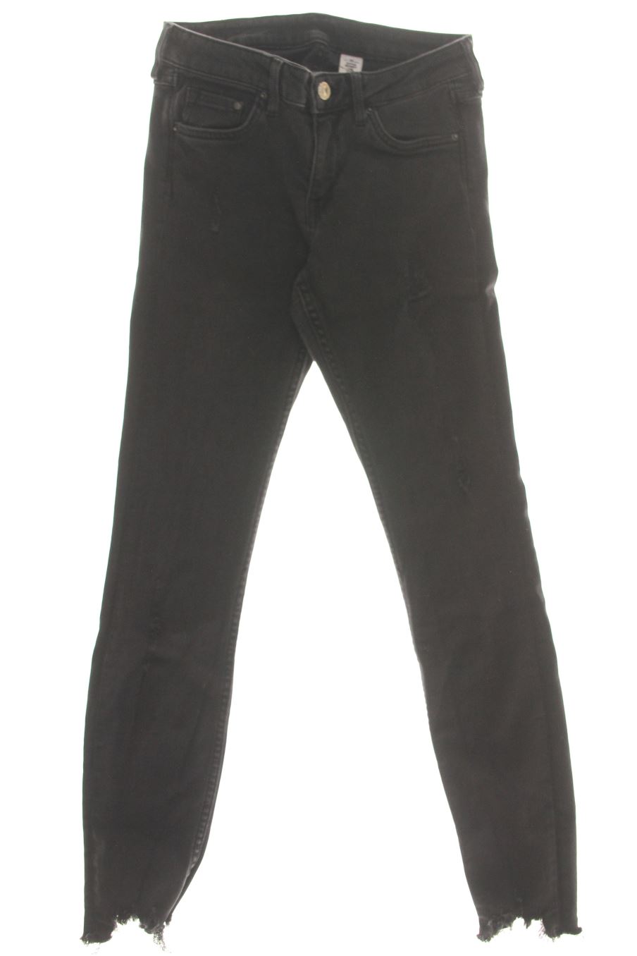 Vaqueros de H&M de la talla 36, de color negro de ropa vaquera