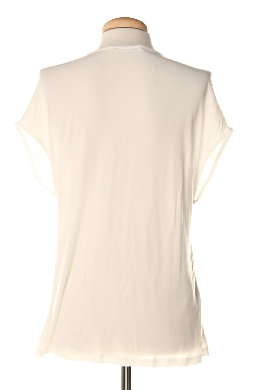 Blouse à manches courtes Mango de la taille S, de couleur blanc