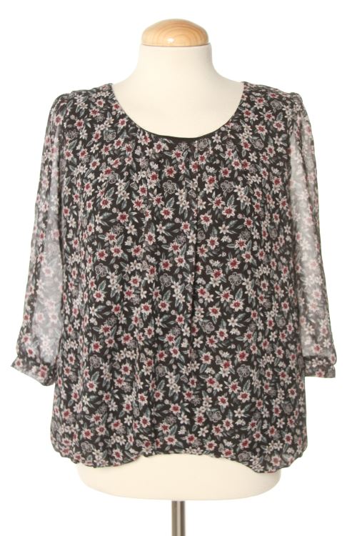 Blusa a maniche lunghe