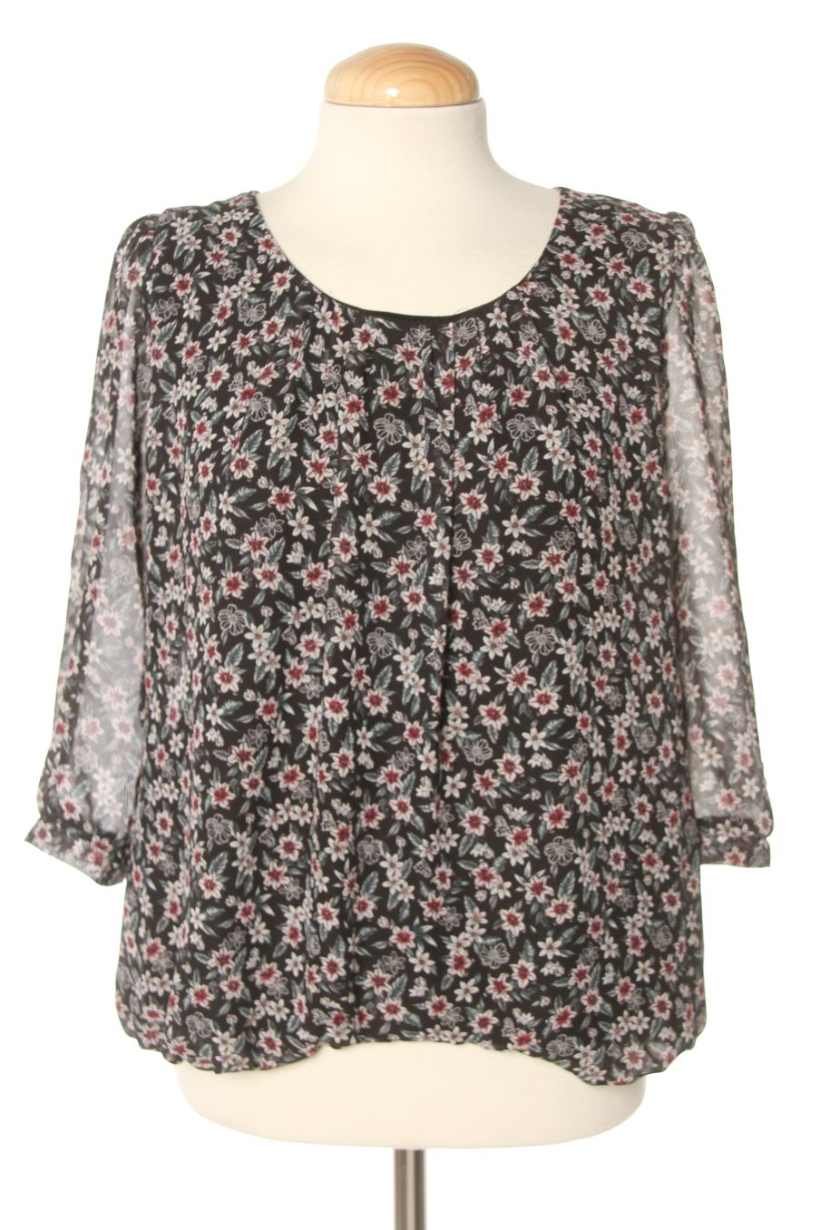 Blusa a maniche lunghe de Clockhouse (C&A) de la talla 40, de color fiori