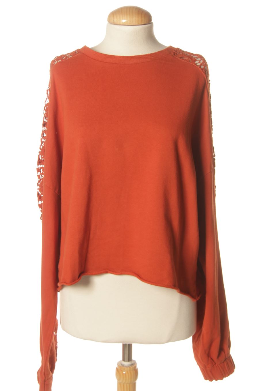 Sweat Stradivarius de la taille S, de couleur orange