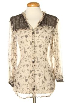Blouse à manches longues XL Zara