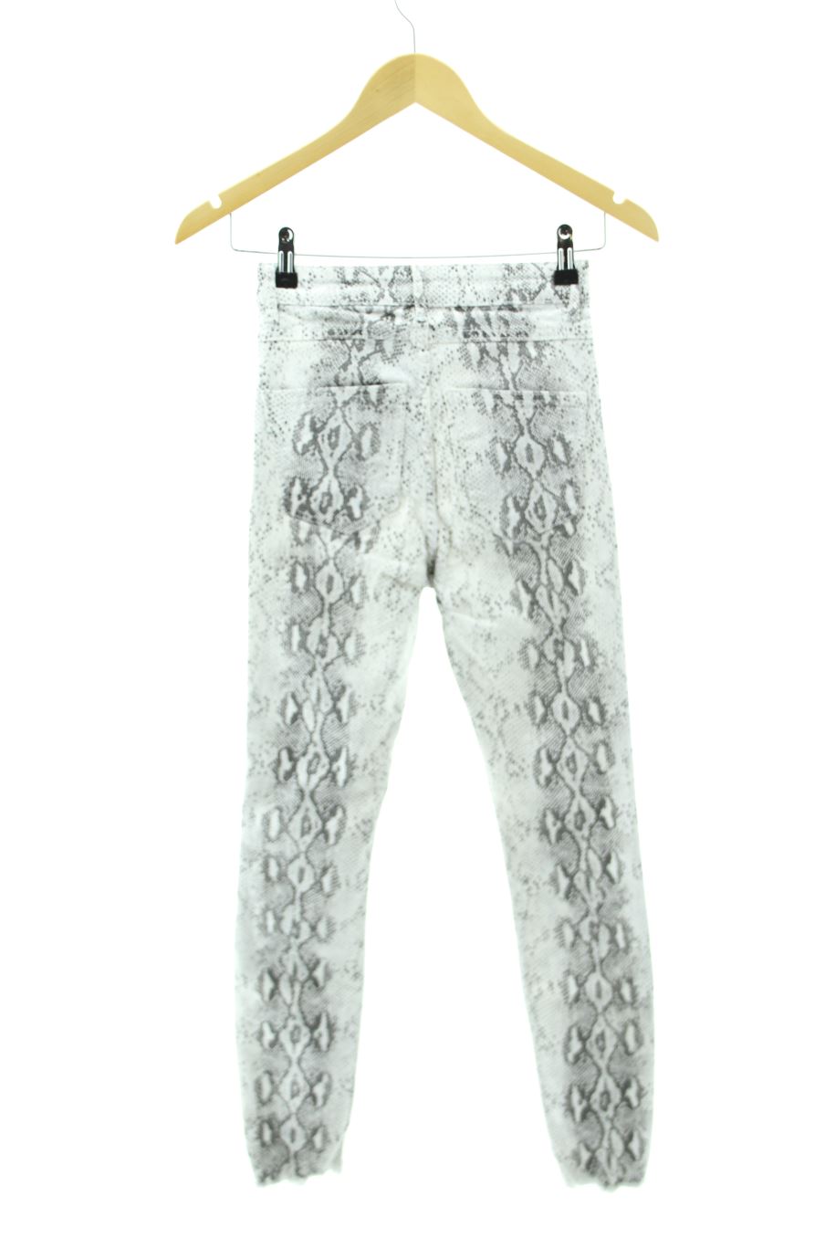 Vaqueros de Zara de la talla 34, de color animal print de ropa vaquera