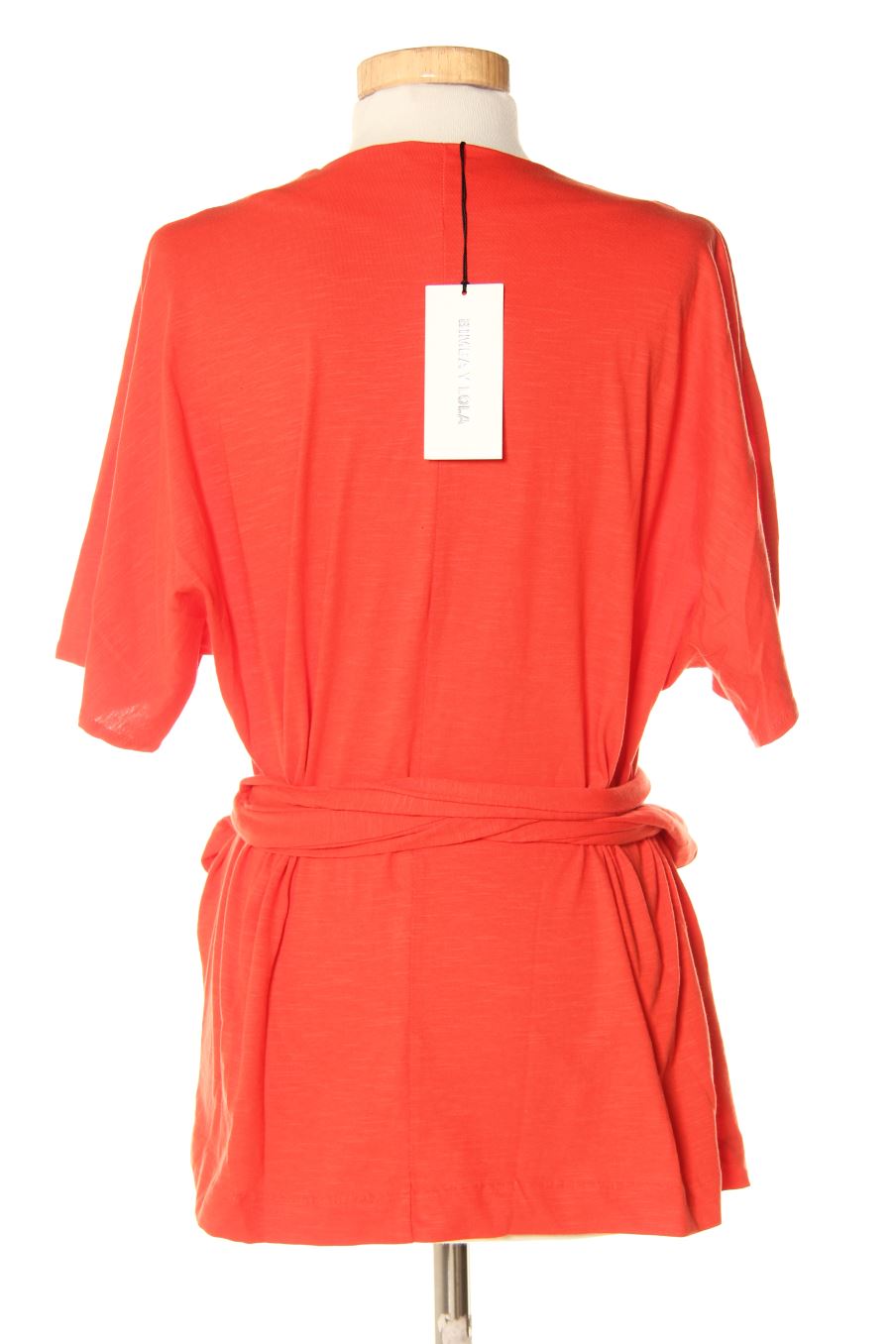 Blouse à manches courtes BIMBA Y LOLA de la taille L, de couleur rouge