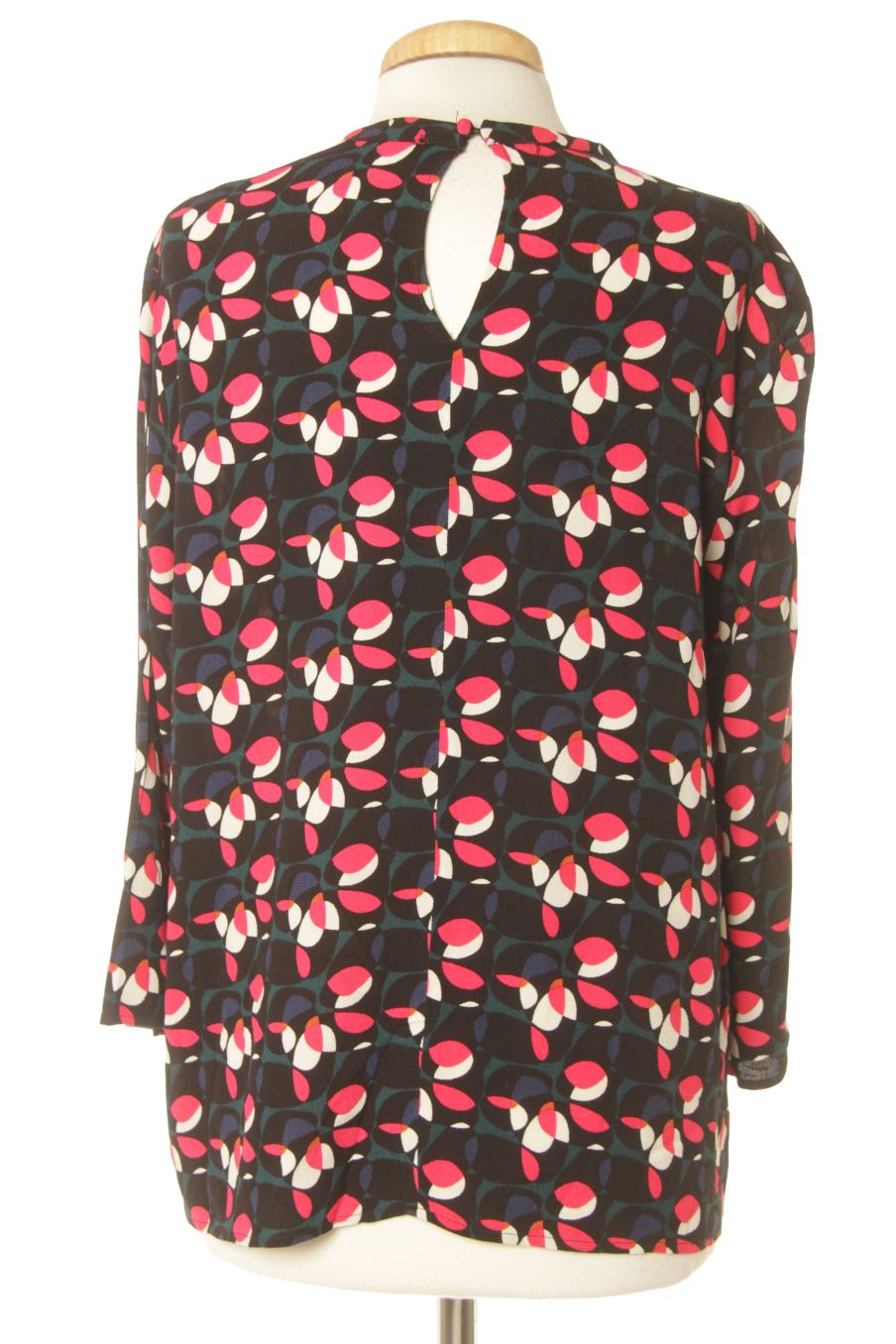 Blouse à manches longues Monoprix de la taille S, de couleur imprimés