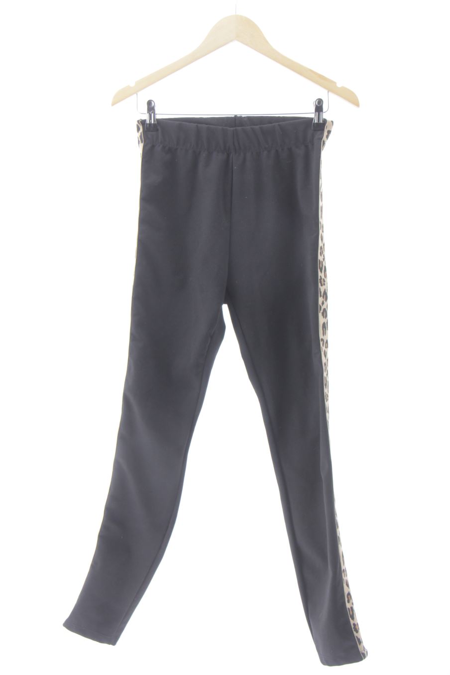Pantalon Casual Amisu de la taille L, de couleur noir
