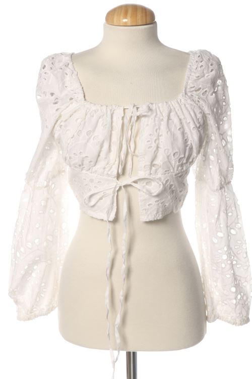 Blusa a maniche lunghe