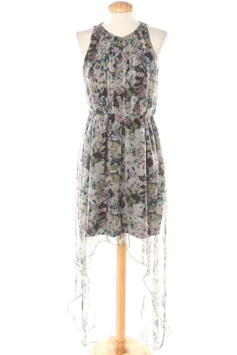 Robe casual Zara de la taille L, de couleur fleurs