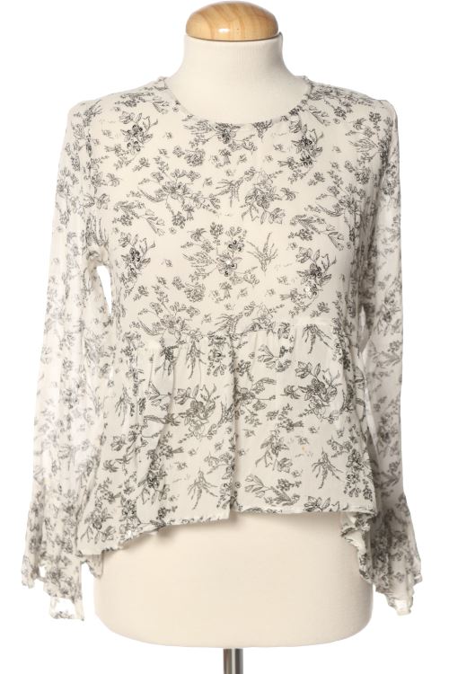 Blusa a maniche lunghe