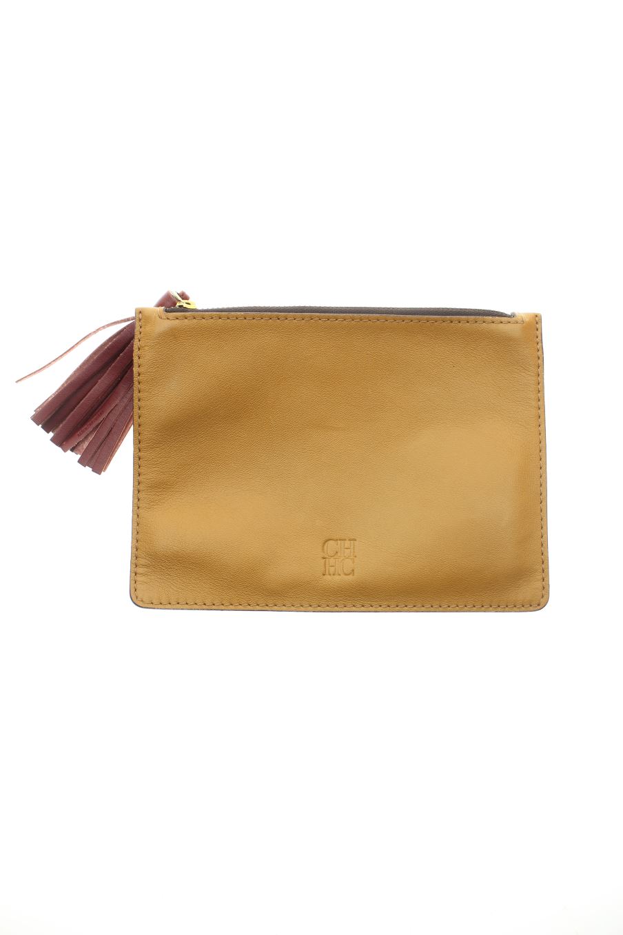 Clutch Marrón de Carolina Herrera