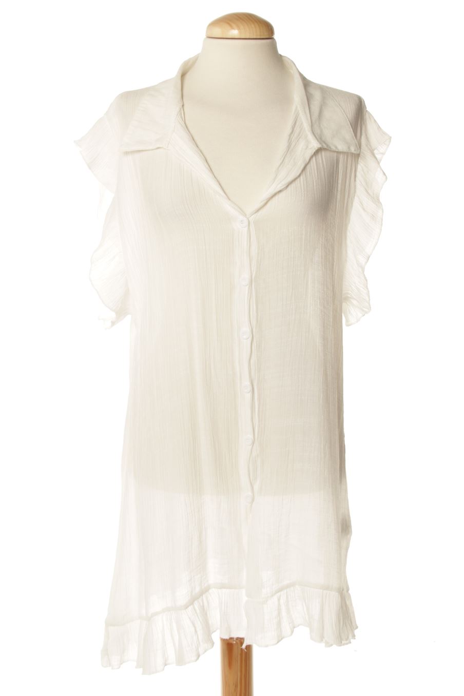 Camisa sin mangas de PERCENTIL de la talla L, de color blanco