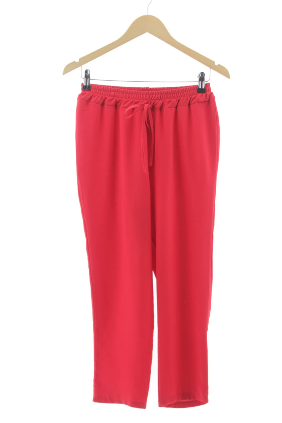 Pantalón Casual de Made in italy de la talla 32, de color rojo