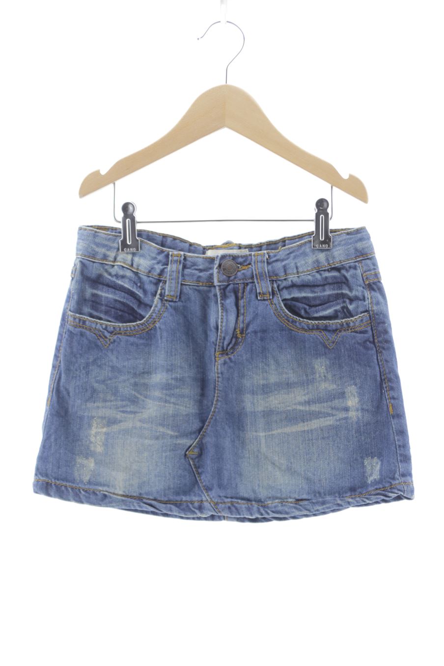 gebraucht BTS Brotes Aufwändiger Rock Größe 140 aus Denim