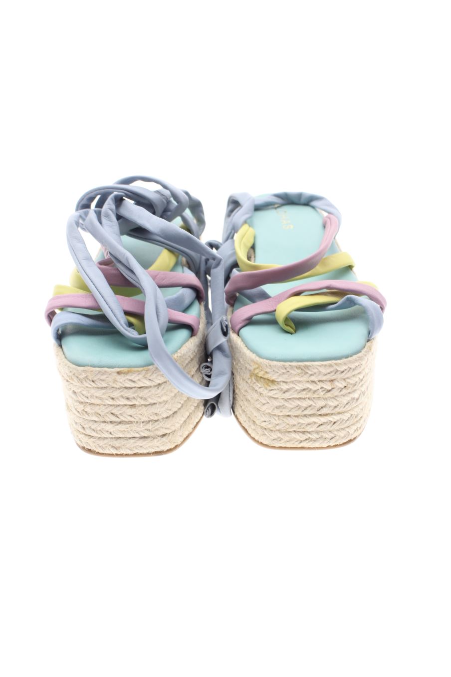 Plataformas de ALOHAS de la talla 35, de color azul de