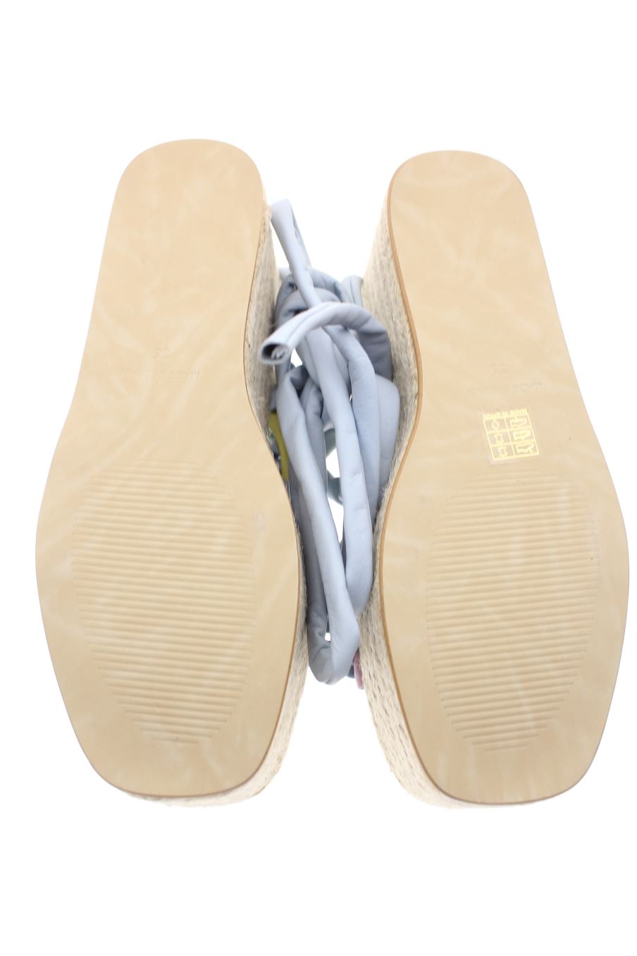 Plataformas de ALOHAS de la talla 35, de color azul de